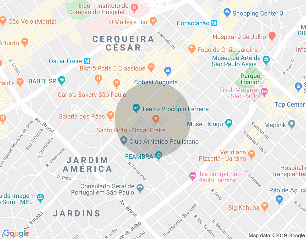 Imóvel no mapa