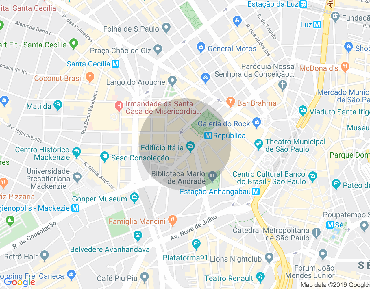 Imóvel no mapa