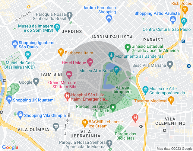 Imóvel no mapa