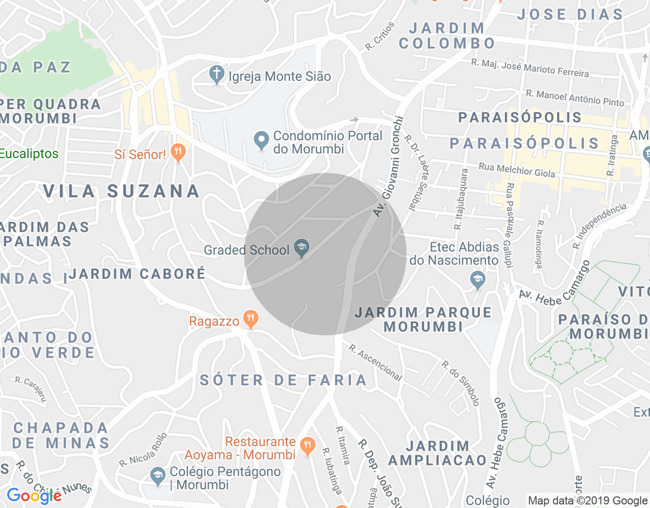 Imóvel no mapa