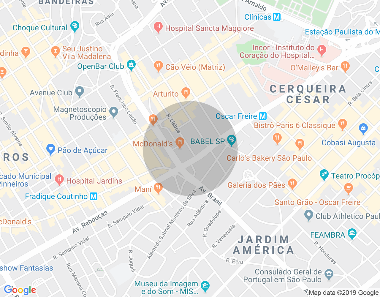 Imóvel no mapa