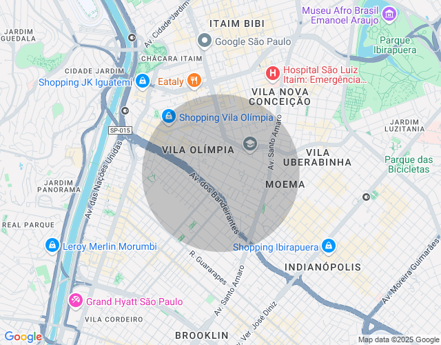 Imóvel no mapa