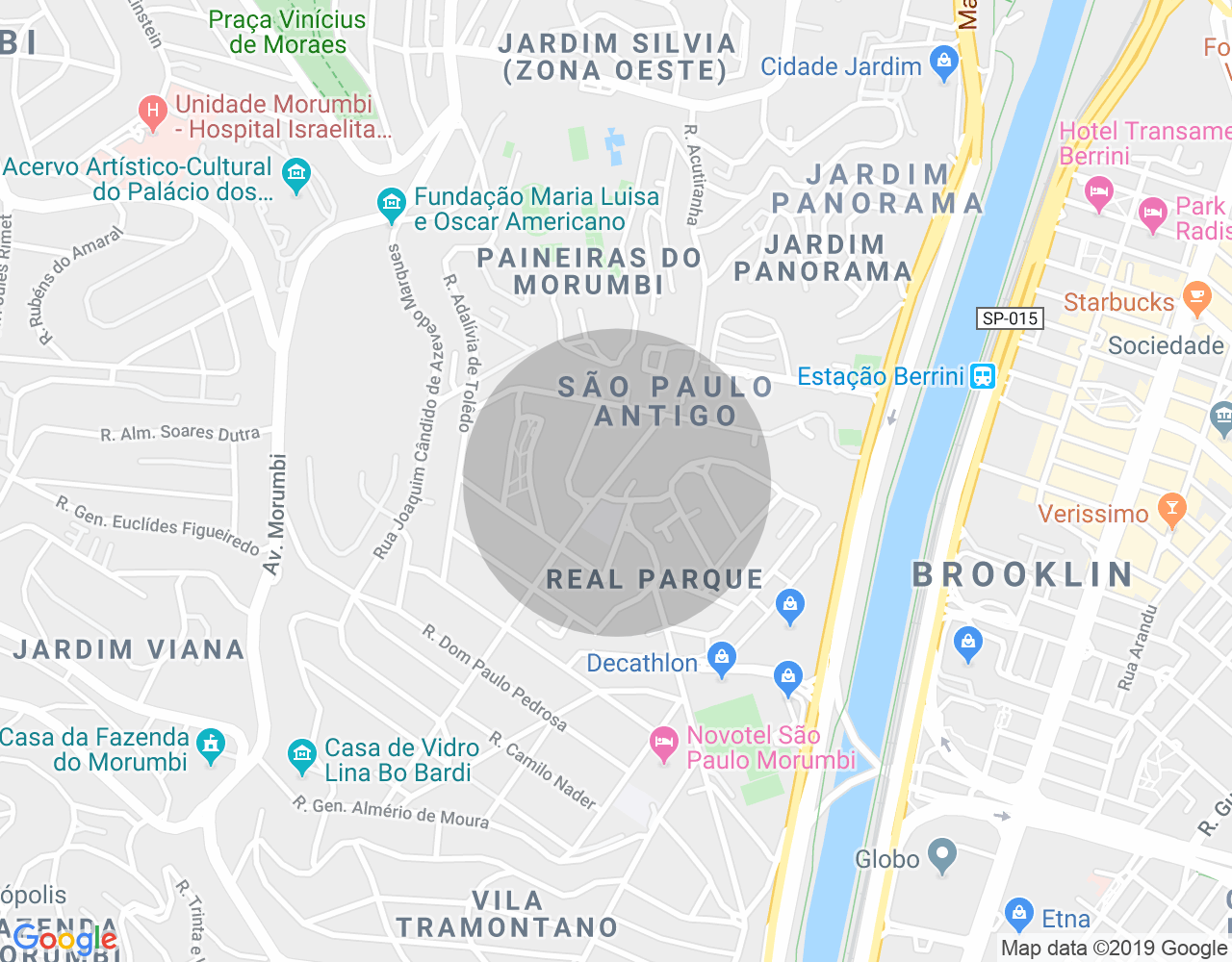 Imóvel no mapa