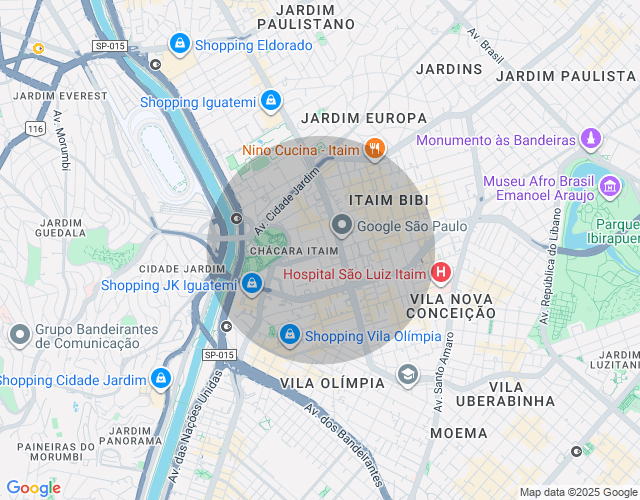 Imóvel no mapa