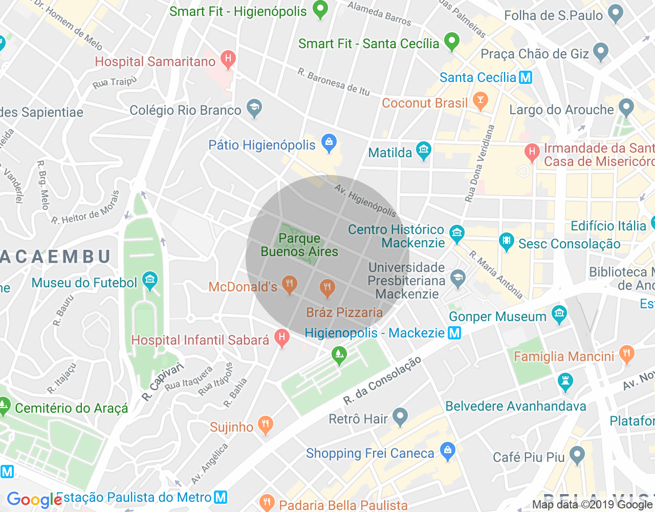 Imóvel no mapa