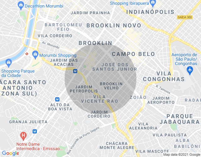 Imóvel no mapa