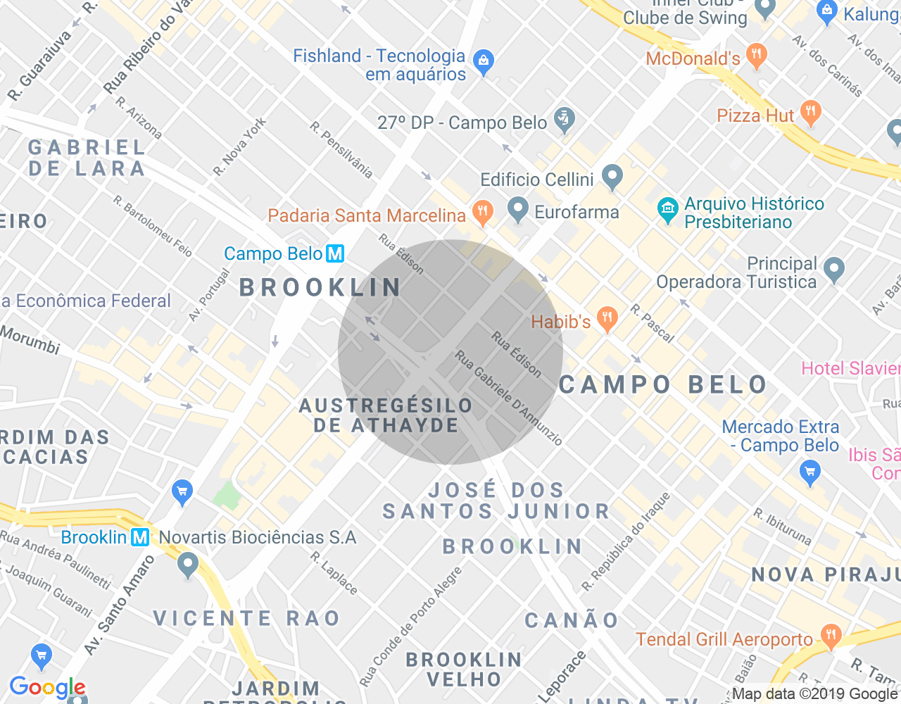 Imóvel no mapa