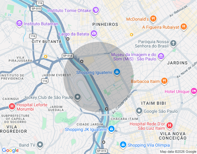 Imóvel no mapa