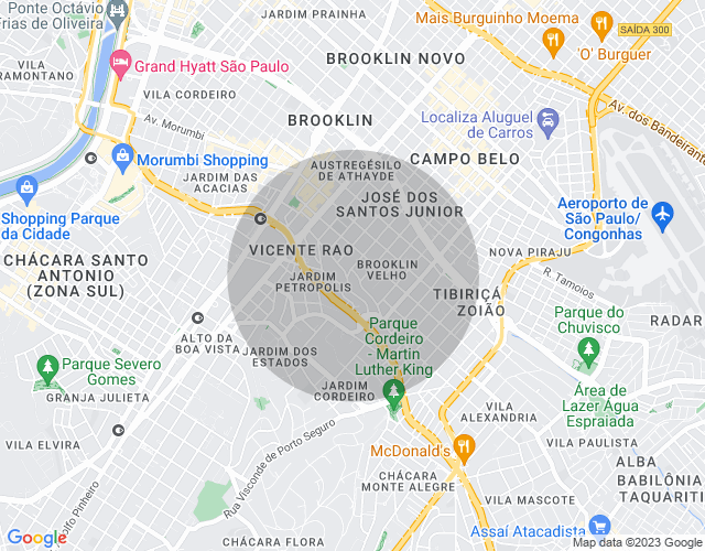 Imóvel no mapa