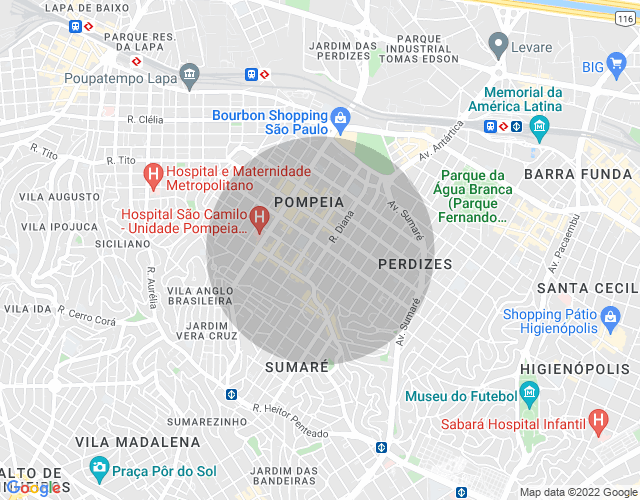 Imóvel no mapa
