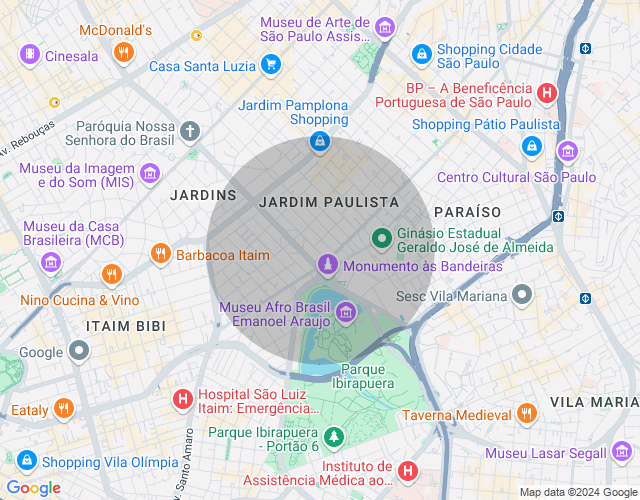 Imóvel no mapa