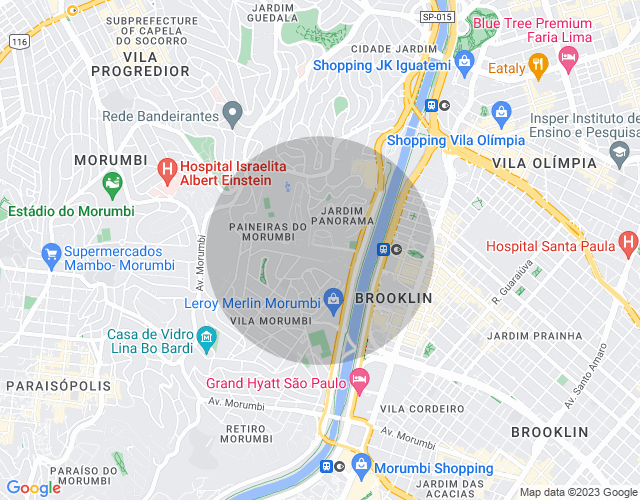 Imóvel no mapa