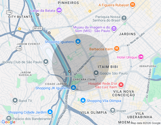 Imóvel no mapa