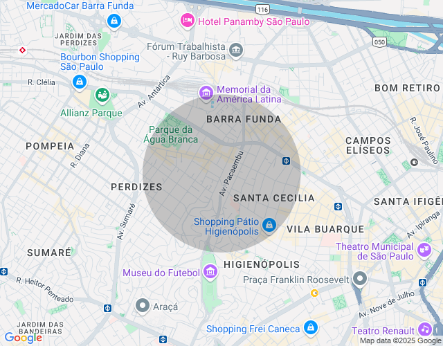 Imóvel no mapa