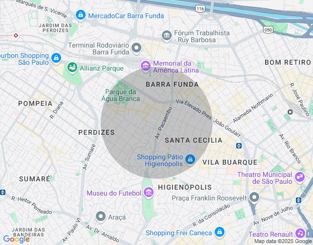 Imóvel no mapa