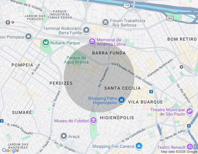 Imóvel no mapa