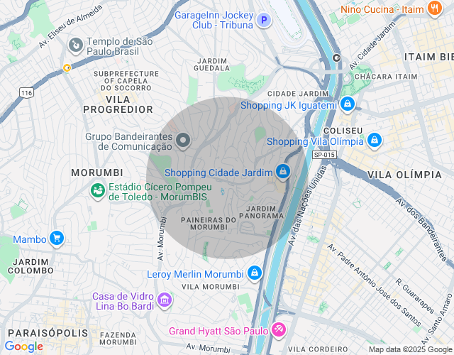 Imóvel no mapa