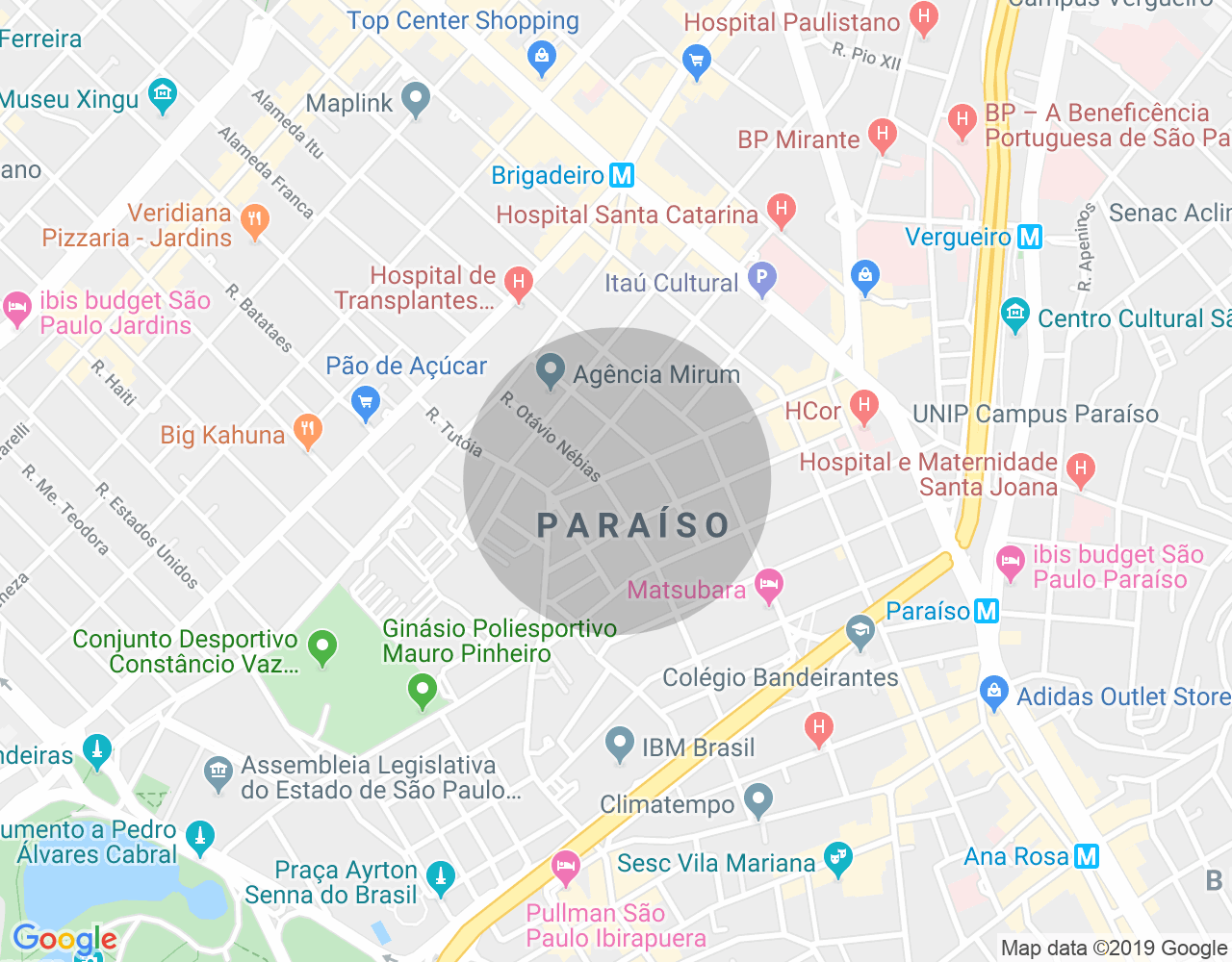 Imóvel no mapa