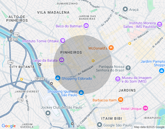 Imóvel no mapa