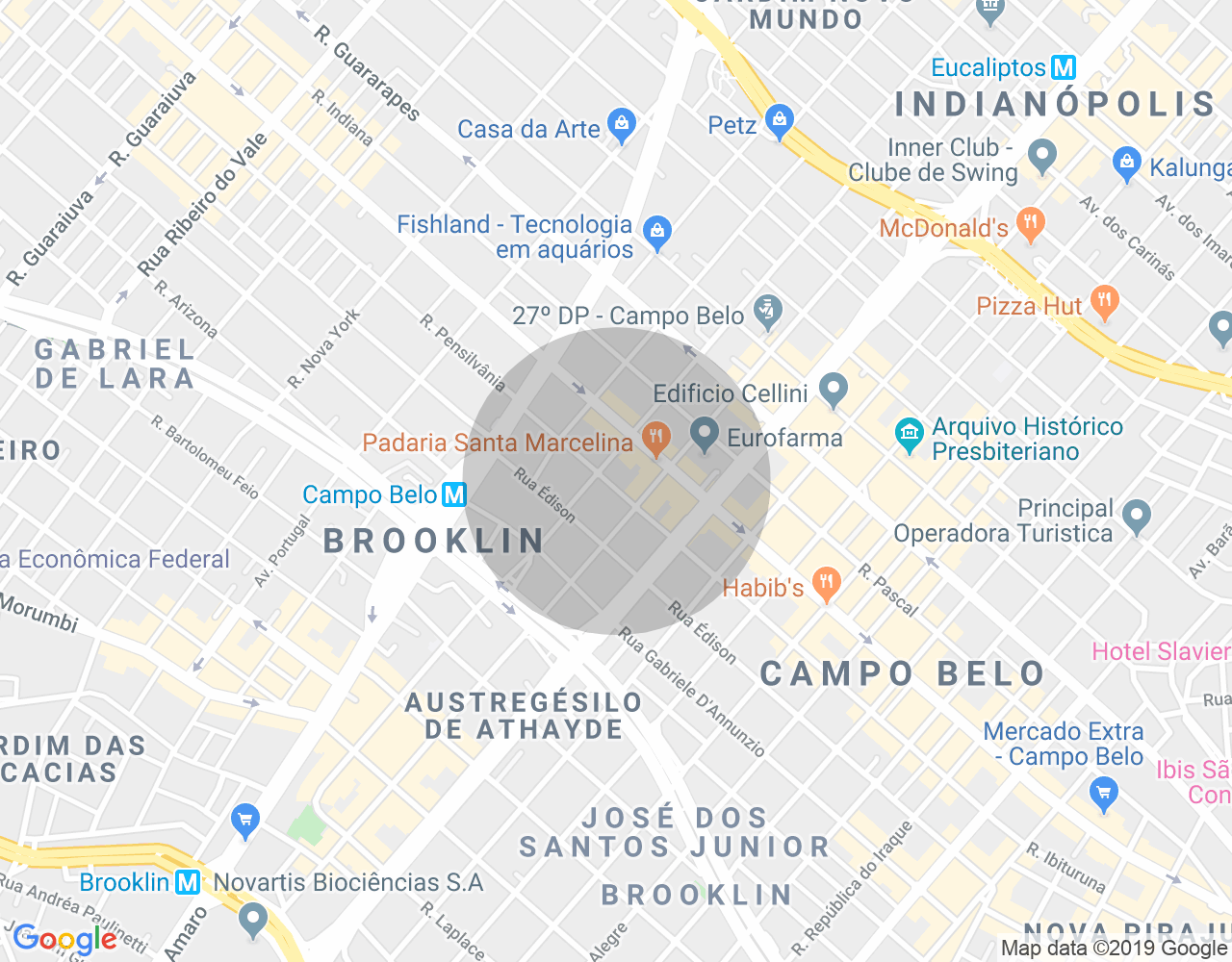 Imóvel no mapa