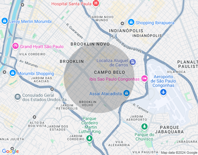 Imóvel no mapa