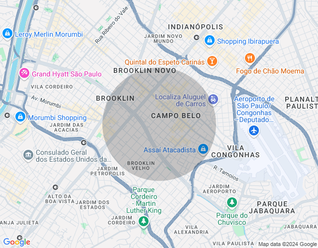 Imóvel no mapa