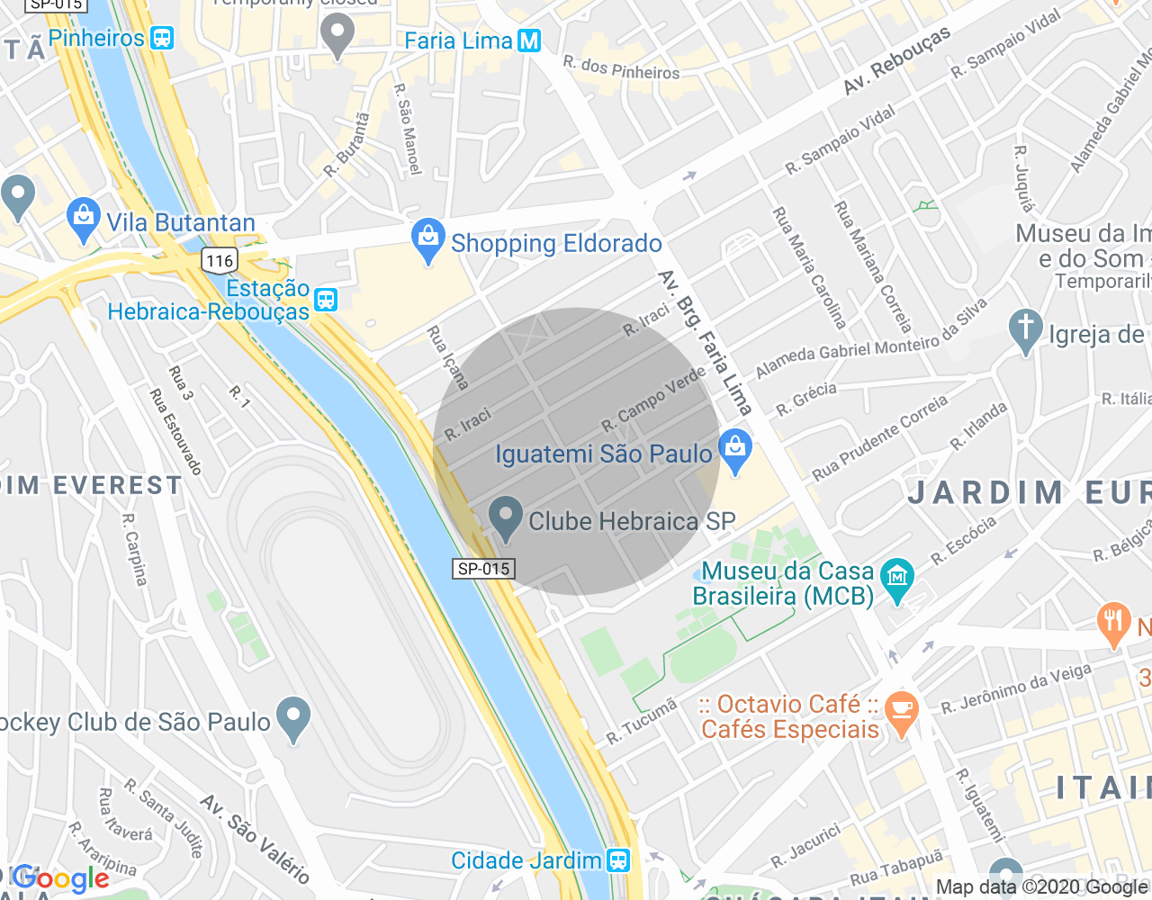 Imóvel no mapa