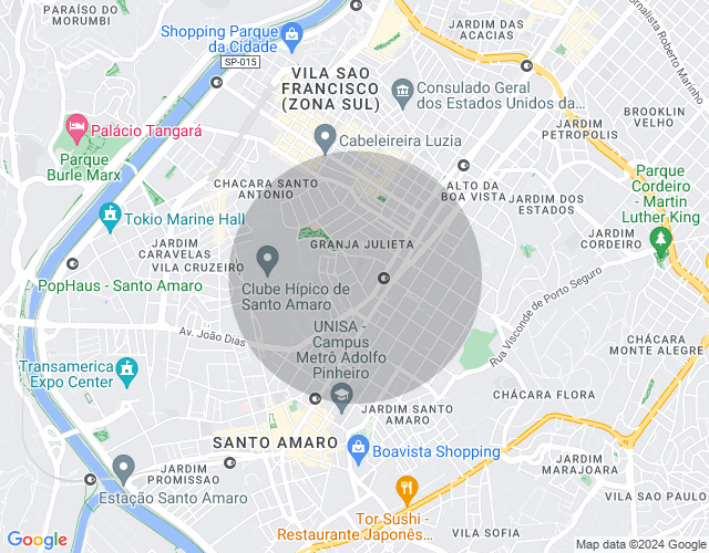 Imóvel no mapa