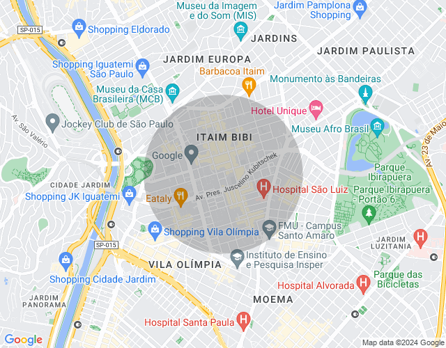 Imóvel no mapa