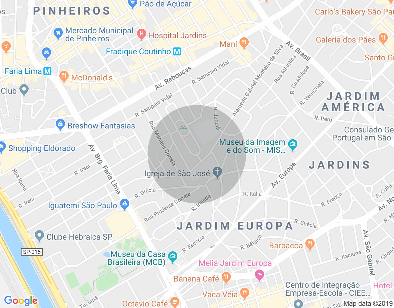 Imóvel no mapa