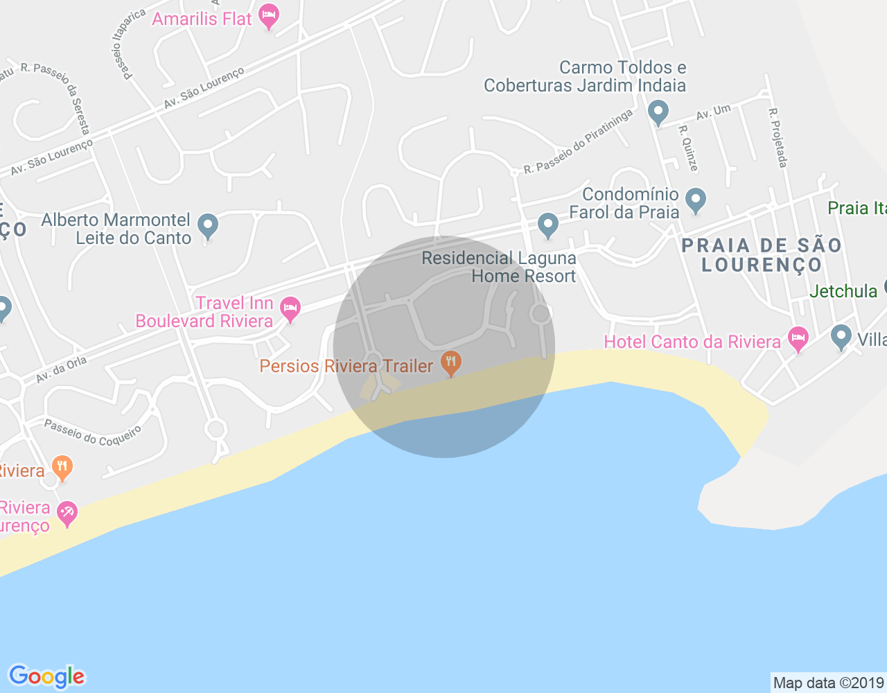 Imóvel no mapa