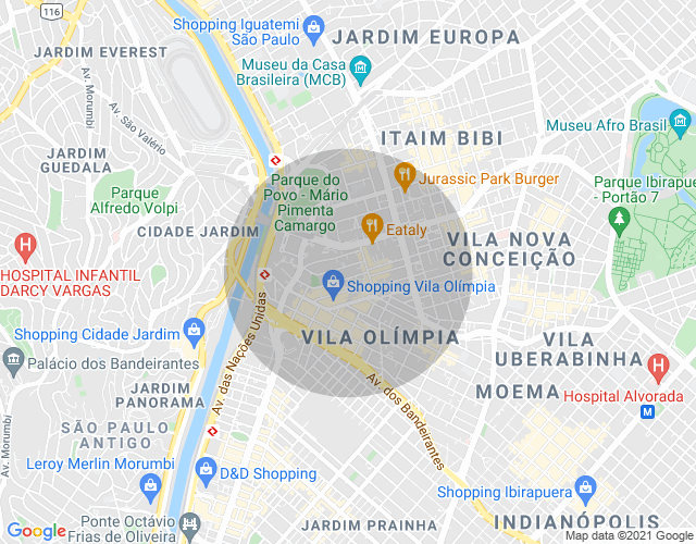 Imóvel no mapa