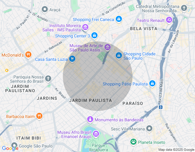 Imóvel no mapa