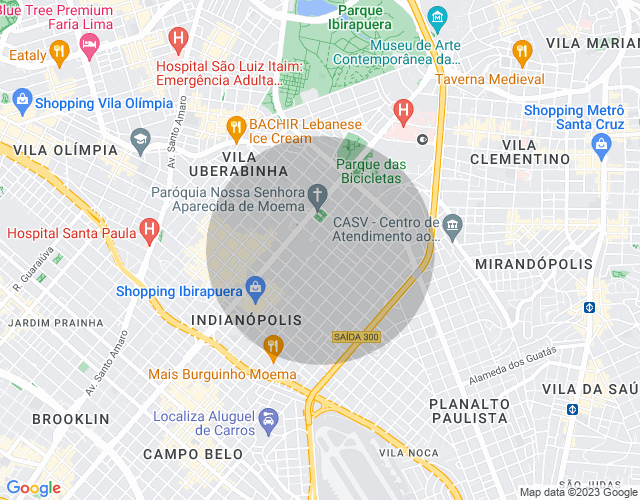 Imóvel no mapa
