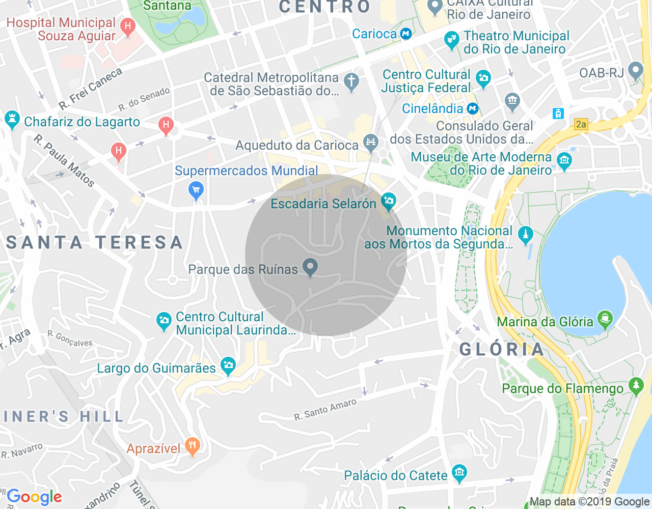 Imóvel no mapa