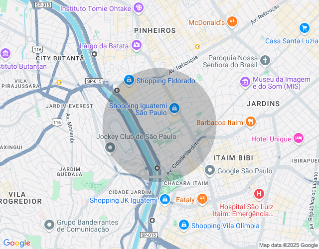 Imóvel no mapa