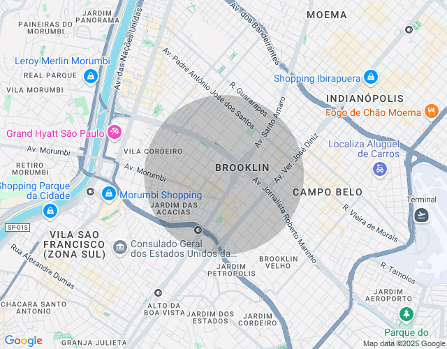Imóvel no mapa