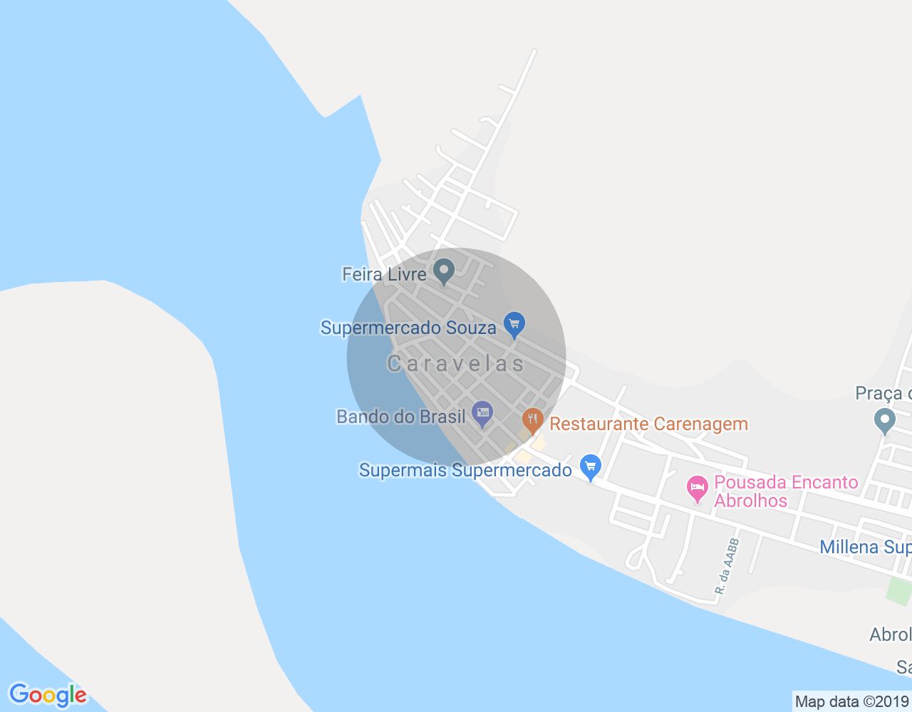 Imóvel no mapa