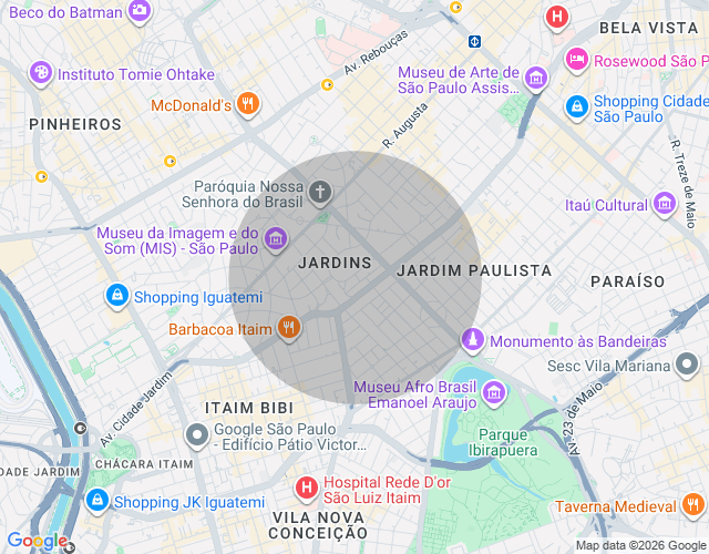 Imóvel no mapa