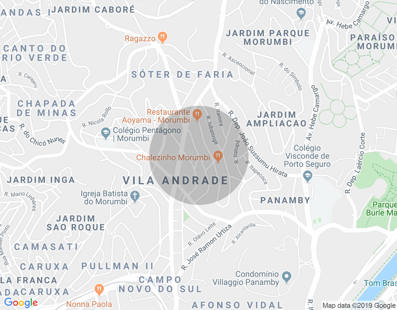 Imóvel no mapa