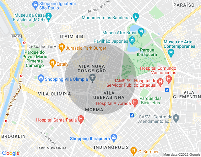 Imóvel no mapa