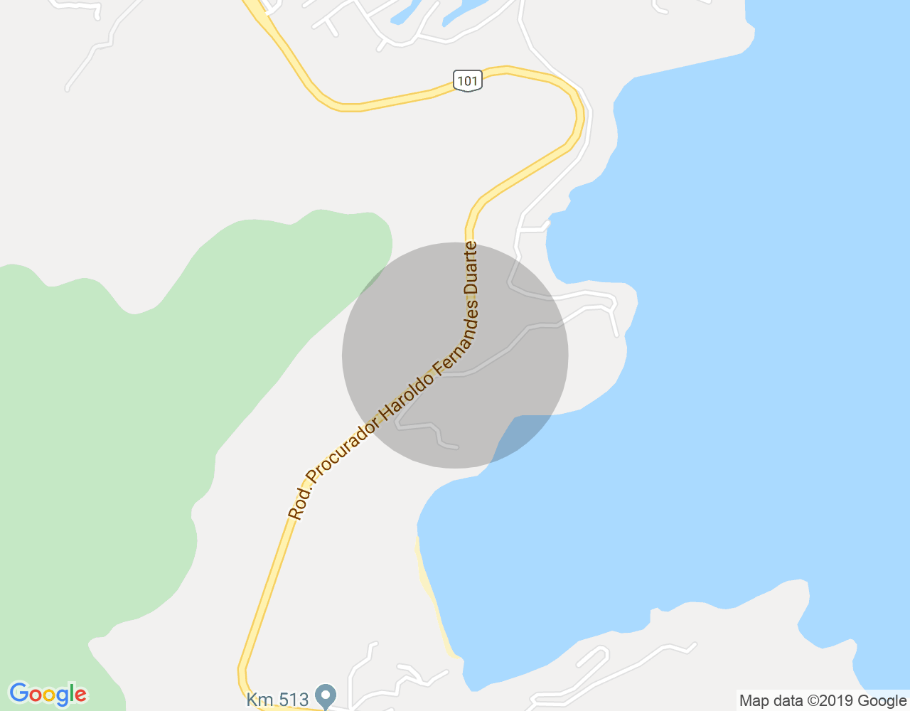 Imóvel no mapa