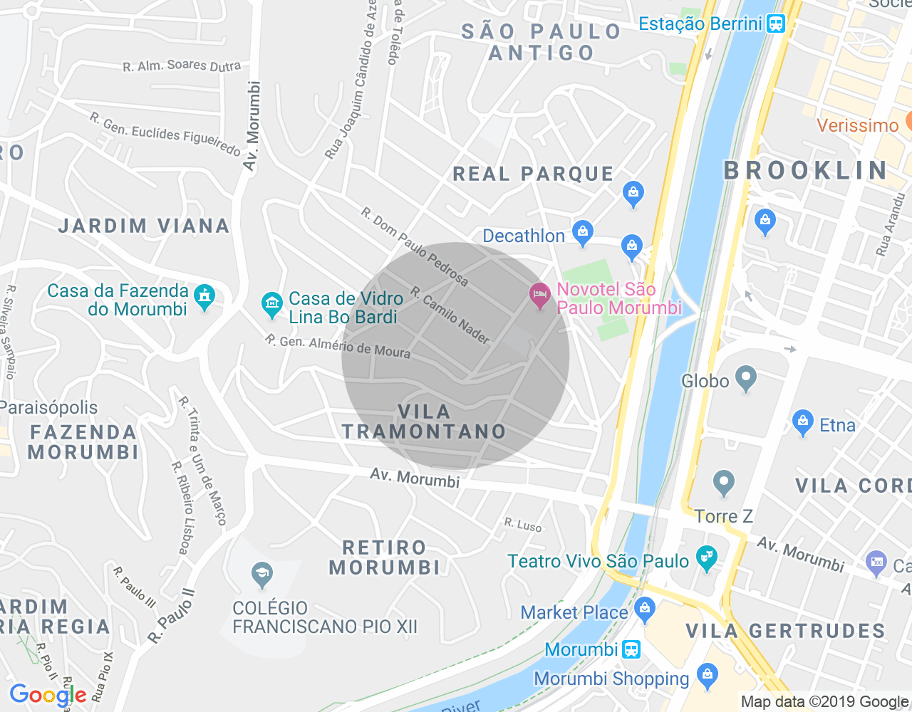 Imóvel no mapa