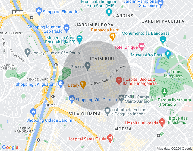 Imóvel no mapa