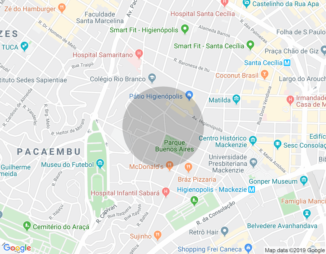 Imóvel no mapa