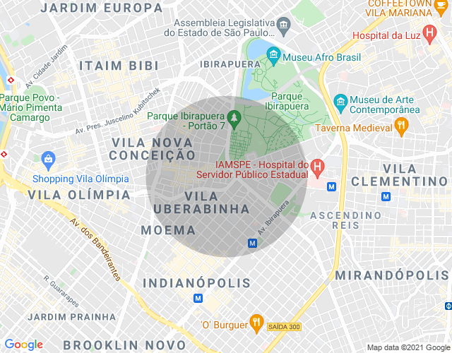 Imóvel no mapa