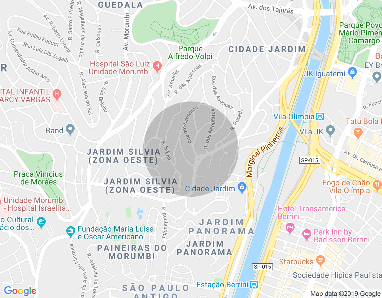 Imóvel no mapa