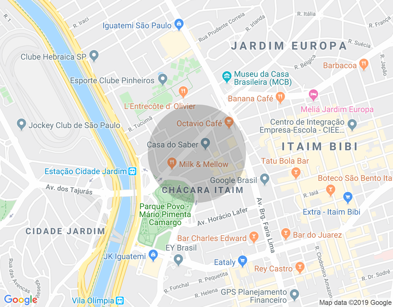 Imóvel no mapa