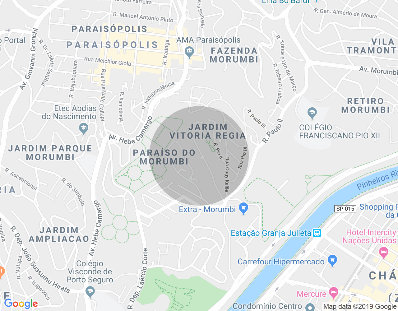 Imóvel no mapa