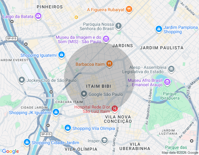 Imóvel no mapa